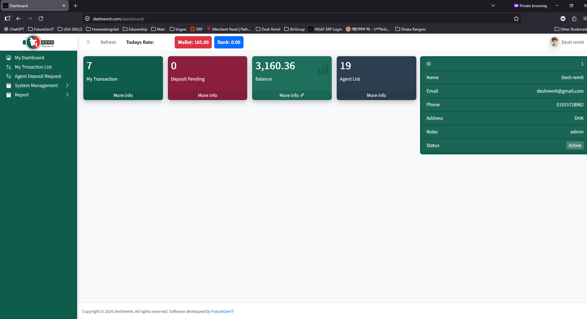 Dashboard