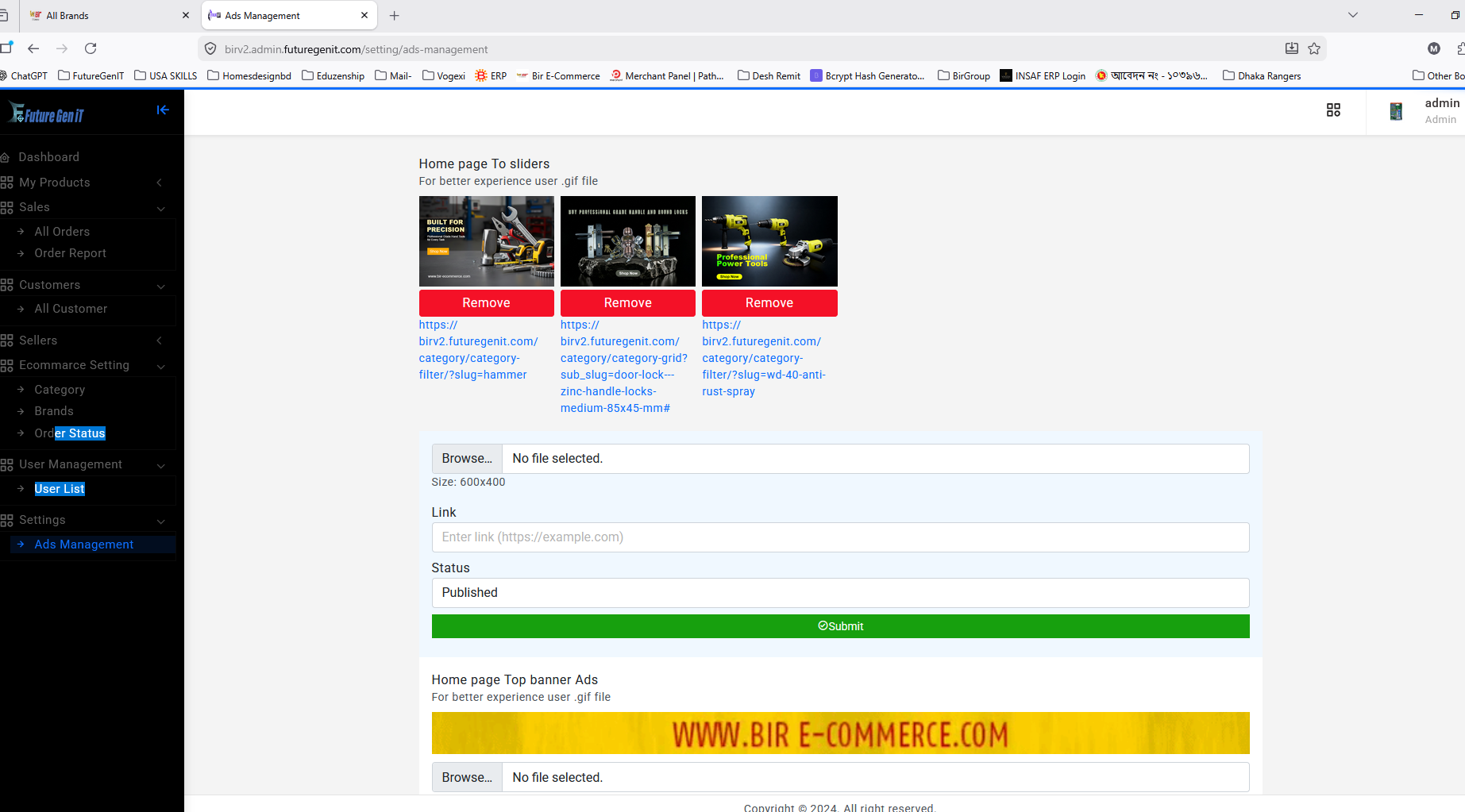 Ads Management