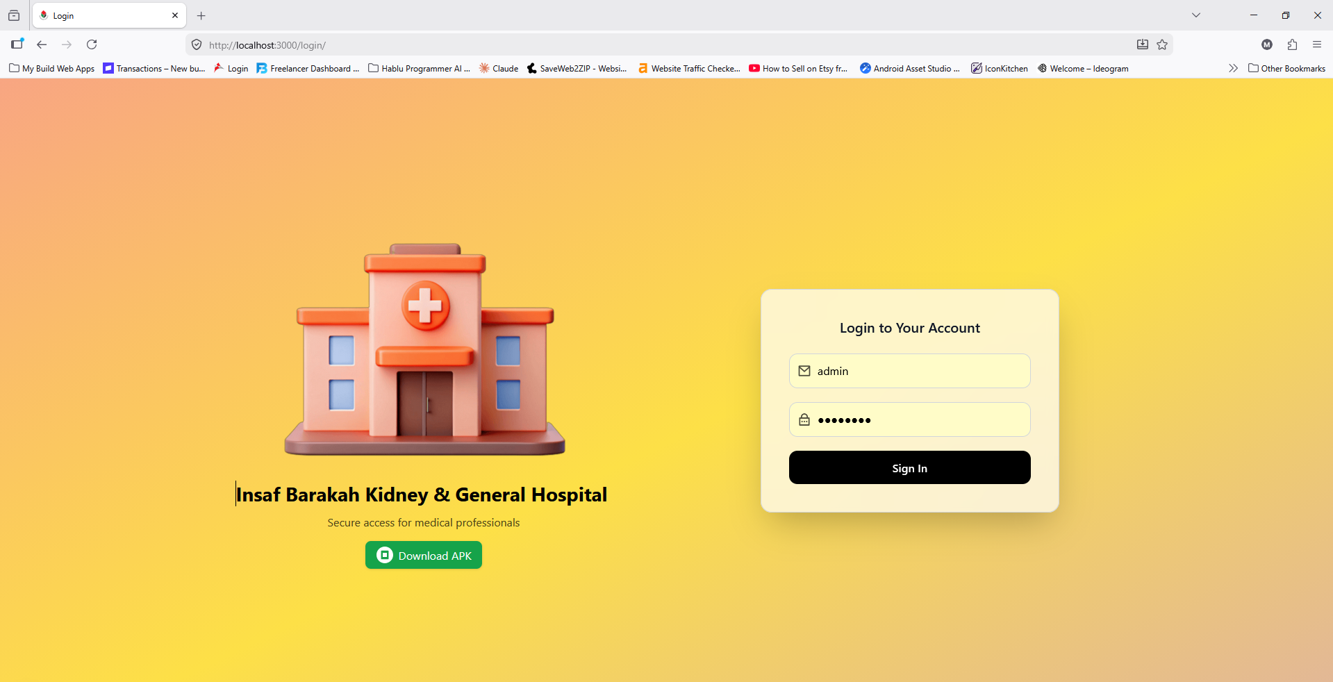 Login Page