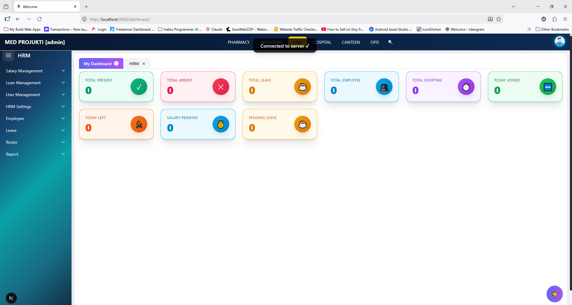 HRM Dashboard