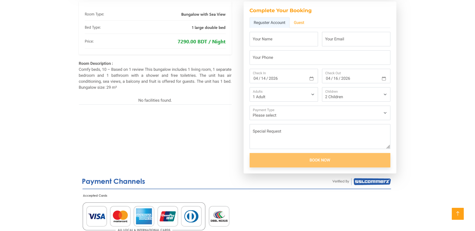 Booking