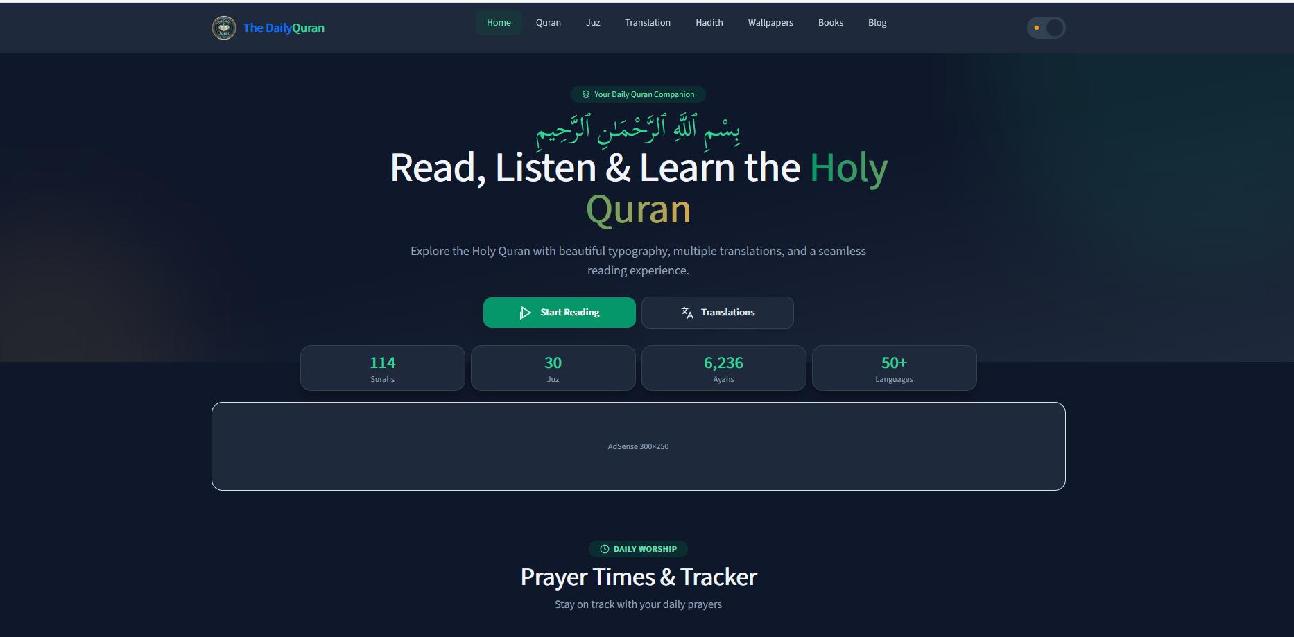 Homepage Hero