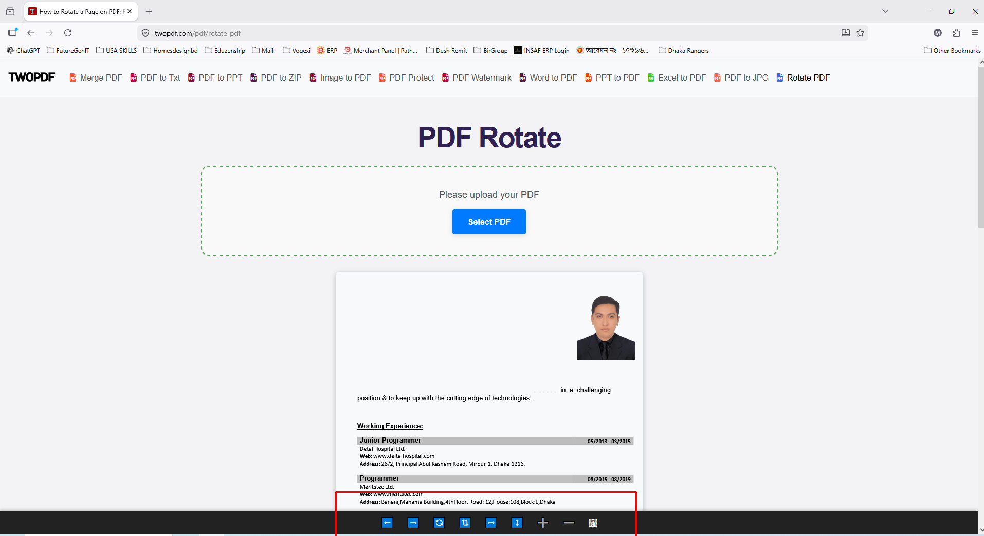 PDF Rotate screenshot
