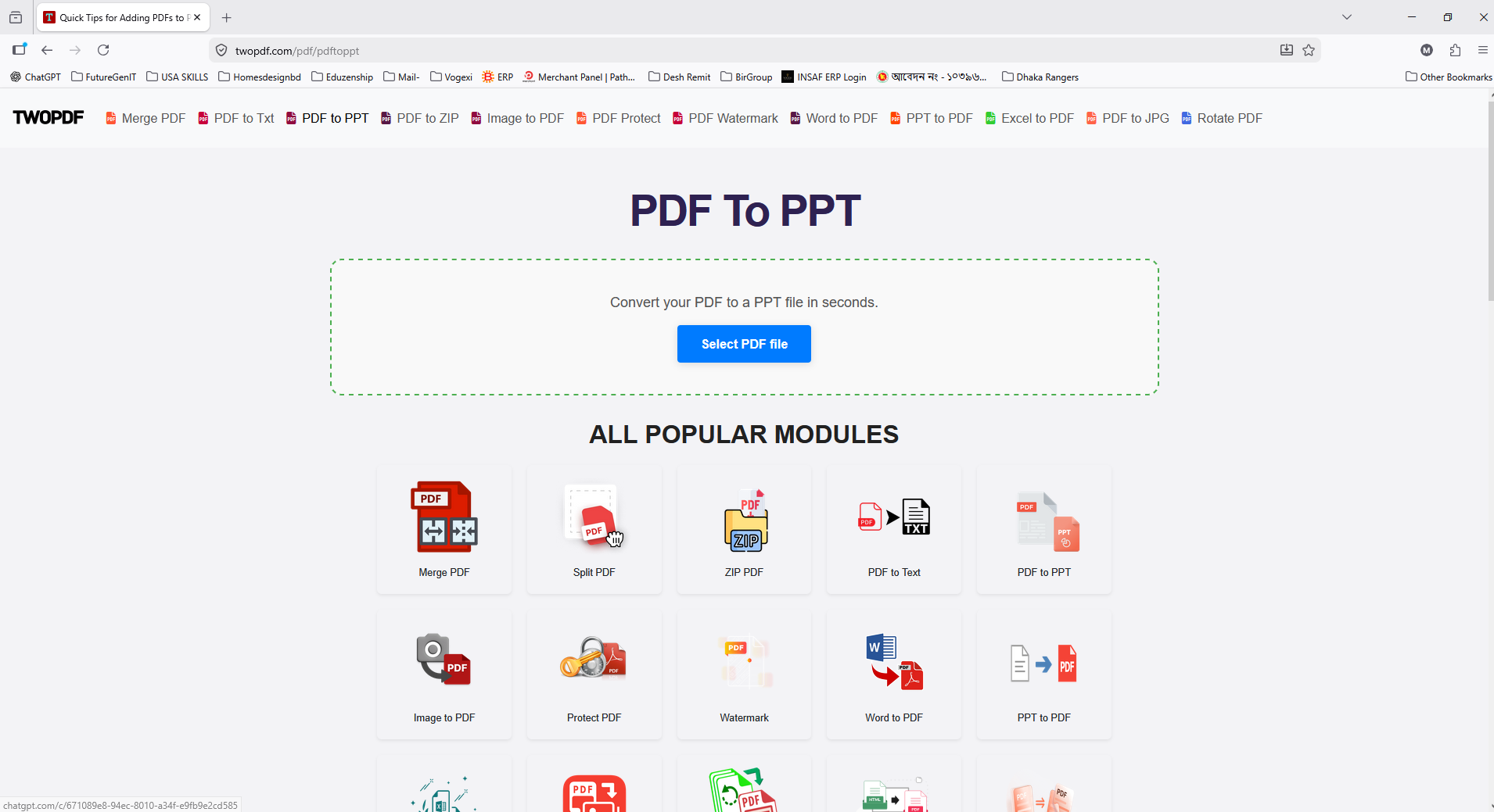 PDF to PPT screenshot