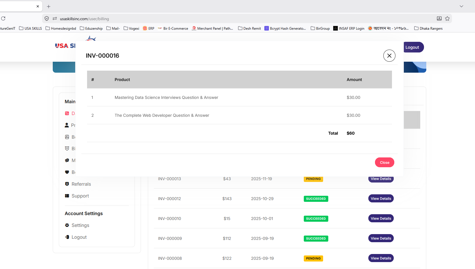 Invoice Detail
